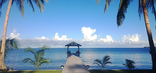 villa with Pacific Ocean view